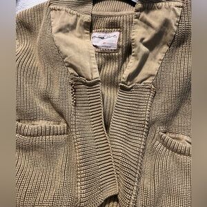 We The Free Tan Cardigan Sweater